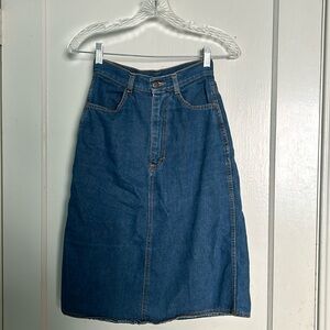 Easy Of London Vintage Jean Skirt